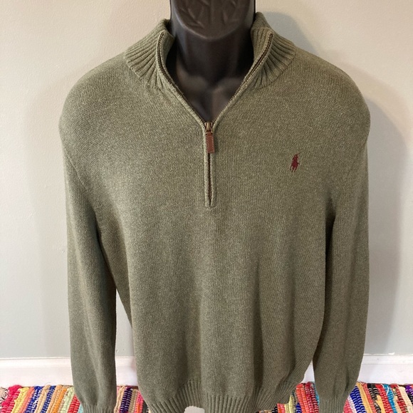 ralph lauren sweater zipper